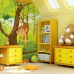 Стены в детской комнате – это продолжение детского мира