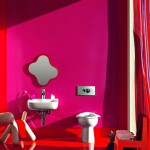 Дизайн ванной в цвете: яркий интерьер ванной