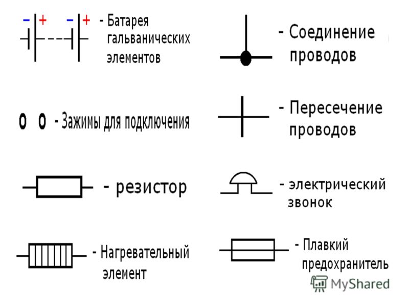 Схема батарейки физика