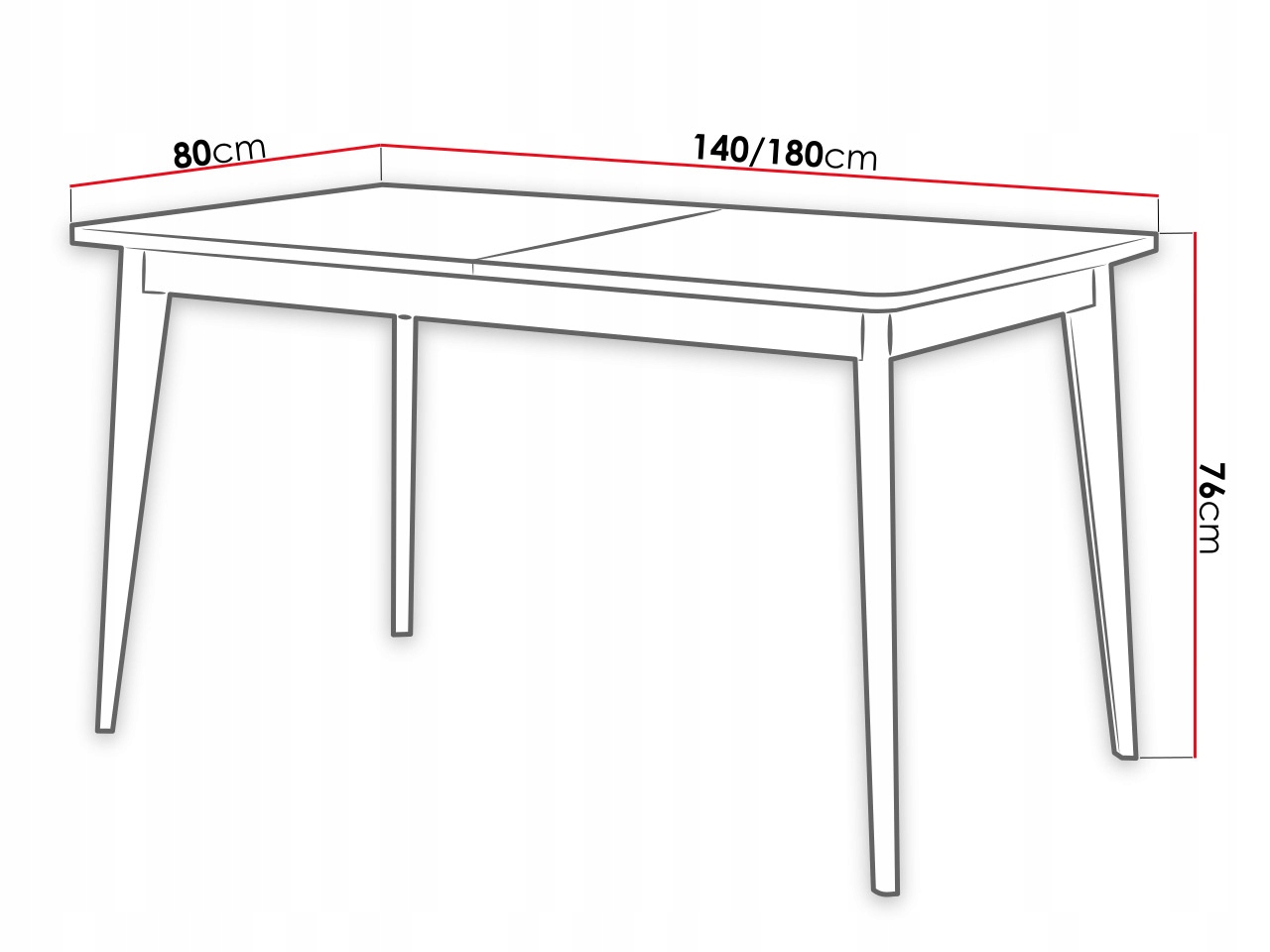 размеры кухонного обеденного стола