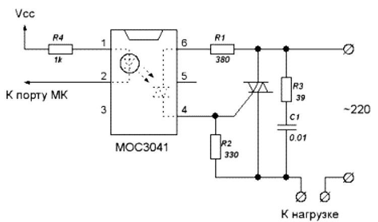 M1261s схема включения