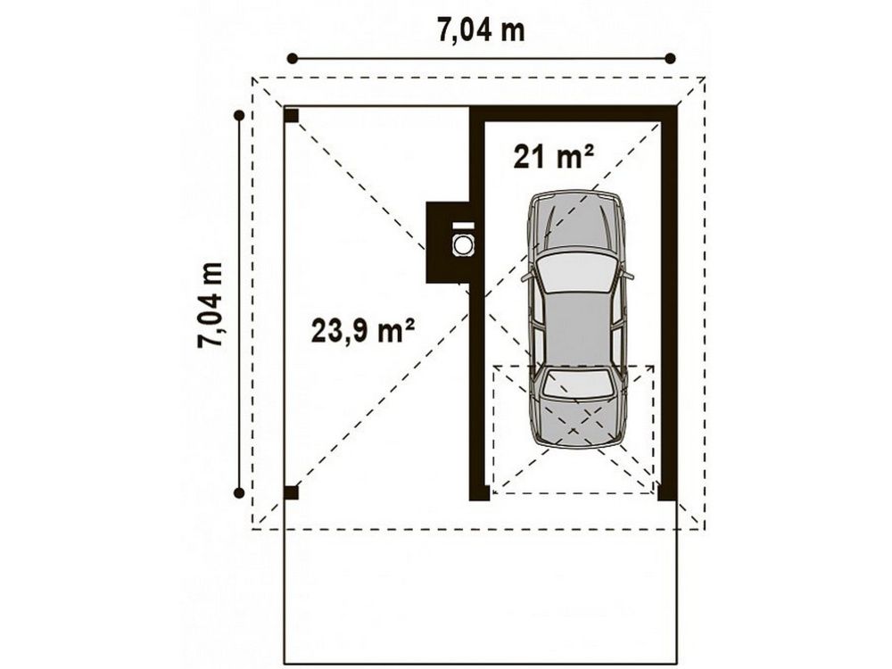Минимальные размеры гаража: минимальные и оптимальные метражи в частном .