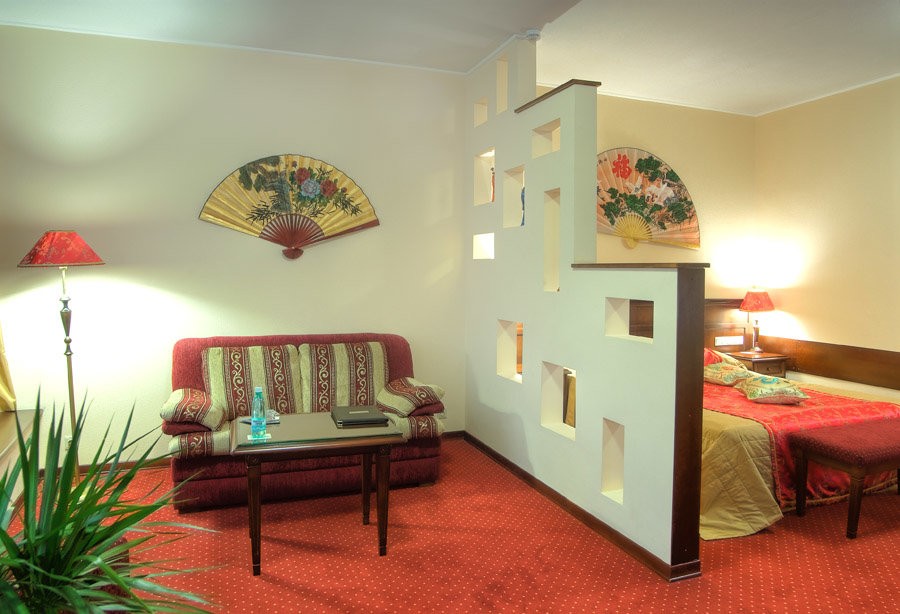 Дизайн комнаты с перегородкой из гипсокартона