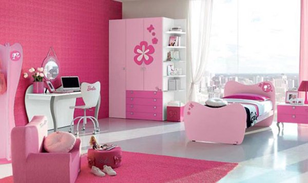 Barbie inspired bedroom