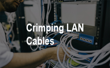 Crimping LAN Cables