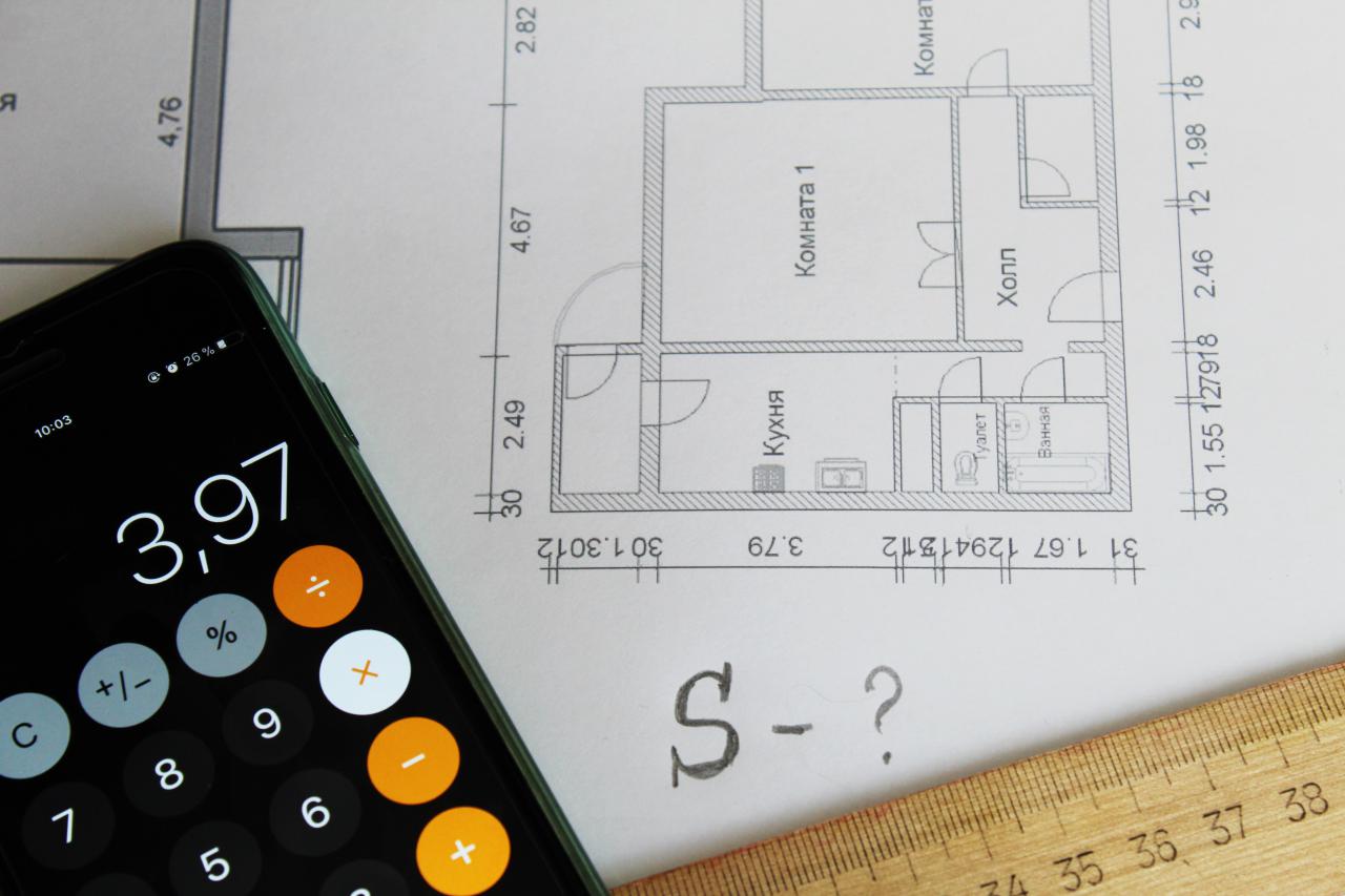 Как рассчитать квадратуру комнаты для обоев калькулятор