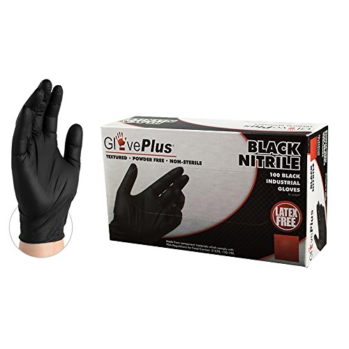 Black Nitrile Gloves 100 pieces
