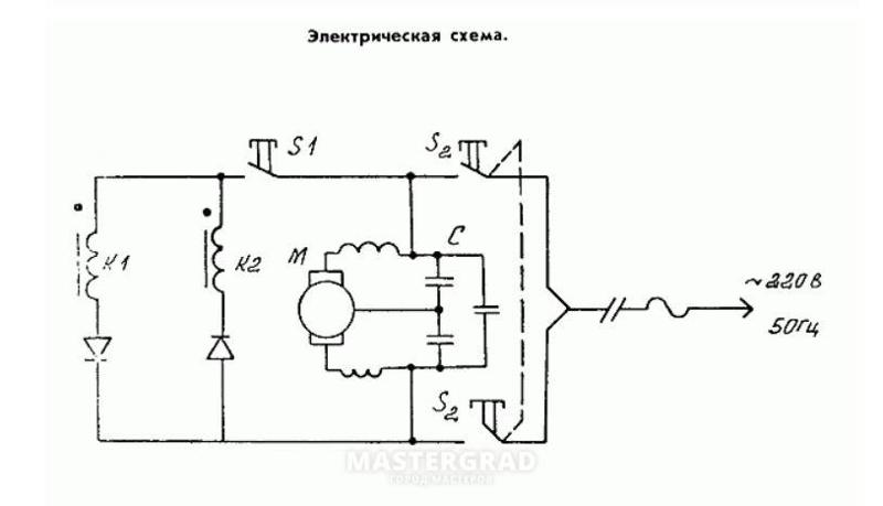 Схема кнопки дрели с регулятором оборотов