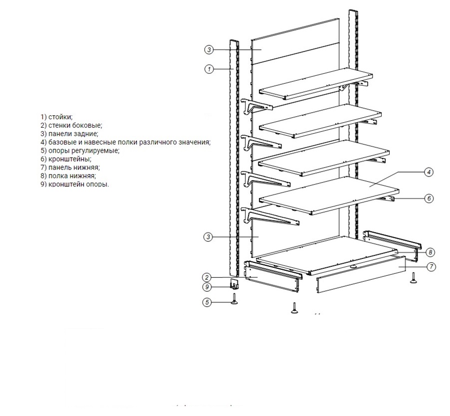Сборка полки. Стеллаж торговый Марихолодмаш сборка. Схема сборки стеллажа купец. Стеллаж купец МХМ. Схема сборки стеллажи купец пристенные.