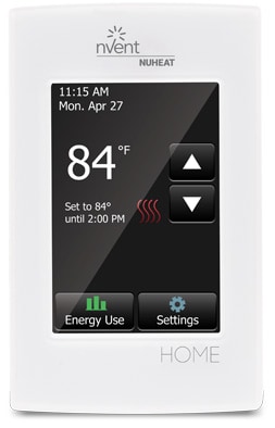 Thermostat for radiant heat