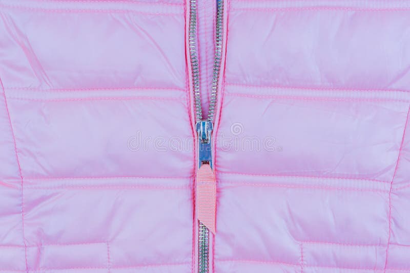 The texture of the jacket with zipper stock photos
