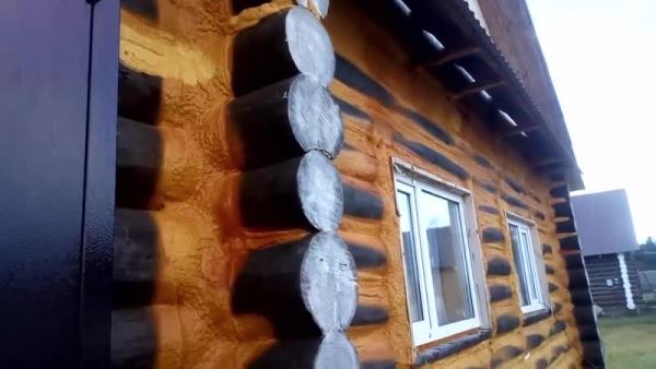 Утепление деревянного дома пеной