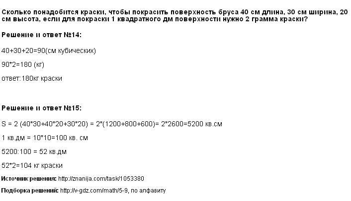 Найдите массу краски необходимой для покраски