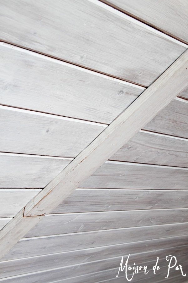 Whitewashed Plank ideas- Maison de Pax